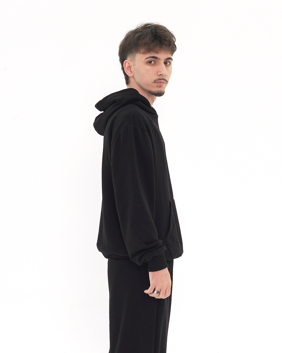 Siyah Oversize Sweatshirt
