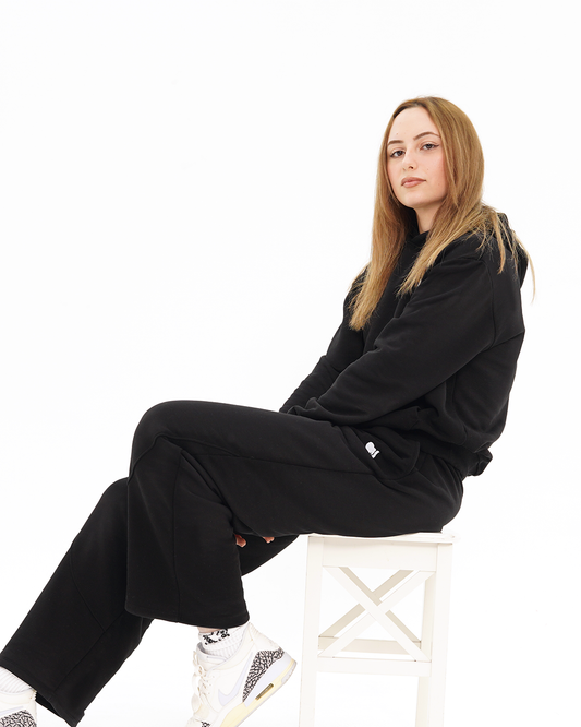Siyah Oversize Eşofman