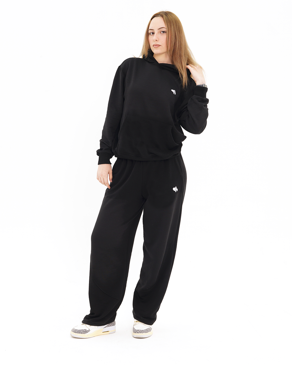 Siyah Oversize Eşofman
